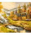 تابلو فرش دستباف منظره توماس تبریز کد 904316