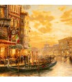 تابلو فرش دستباف منظره غروب ونیز تبریز کد 904321