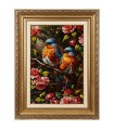 イランの手作り絵画絨毯 タブリーズ 番号 904345