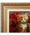 تابلو فرش دستباف سه بچه گربه تبریز کد 904349