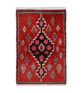 گبه دستباف قدیمی ذرع و نیم فارس کد 179806
