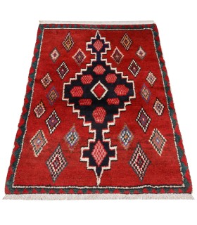 گبه دستباف قدیمی ذرع و نیم فارس کد 179806