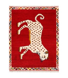 گبه دستباف ذرع و نیم شیراز کد 179813