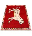 گبه دستباف ذرع و نیم شیراز کد 179813