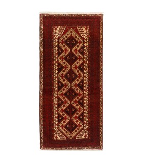 فرش دستباف قدیمی ذرع و نیم بلوچ کد 179825