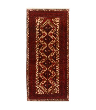 فرش دستباف قدیمی ذرع و نیم بلوچ کد 179825