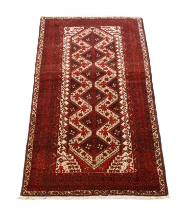 فرش دستباف قدیمی ذرع و نیم بلوچ کد 179825