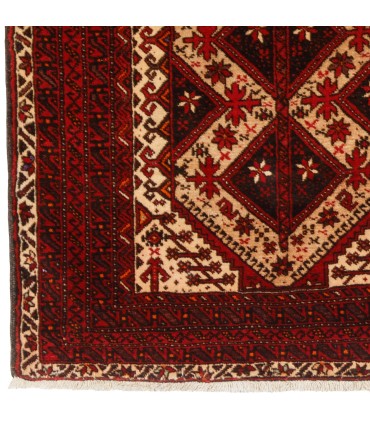 فرش دستباف قدیمی ذرع و نیم بلوچ کد 179825