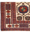 فرش دستباف قدیمی ذرع و نیم بلوچ کد 179826