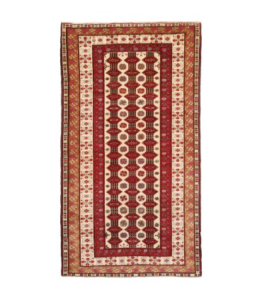فرش دستباف قدیمی دو متری ترکمن کد 179830