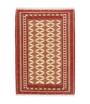 فرش دستباف قدیمی دو متری ترکمن کد 179836