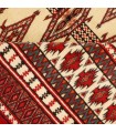 فرش دستباف قدیمی دو متری ترکمن کد 179836