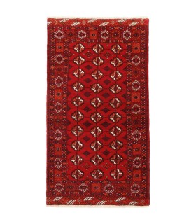 فرش دستباف قدیمی دو متری ترکمن کد 179842