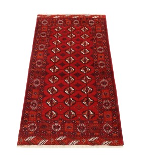 فرش دستباف قدیمی دو متری ترکمن کد 179842