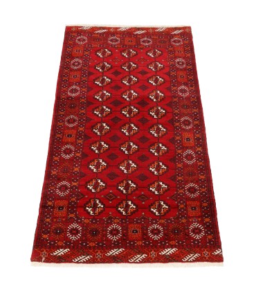 فرش دستباف قدیمی دو متری ترکمن کد 179842