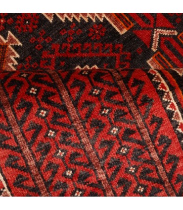 فرش دستباف قدیمی ذرع و نیم بلوچ کد 179845