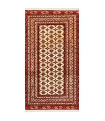 فرش دستباف قدیمی سه متری ترکمن کد 179846