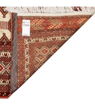 فرش دستباف قدیمی سه متری ترکمن کد 179846