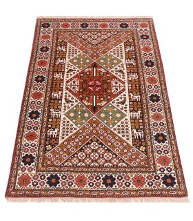 فرش دستباف دو و نیم متری کردی کد 179858