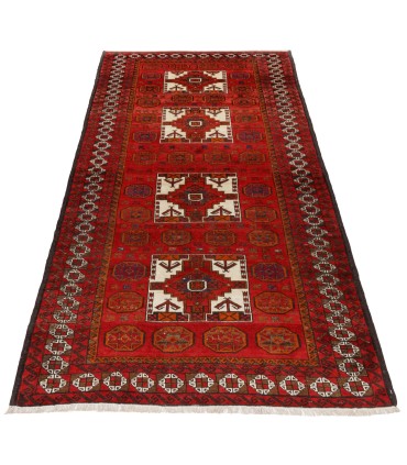 فرش دستباف قدیمی دو و نیم متری بلوچ کد 179862