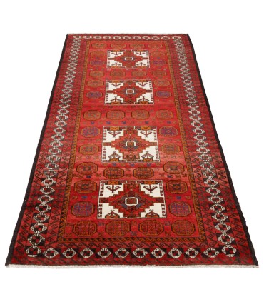 فرش دستباف قدیمی دو و نیم متری بلوچ کد 179862