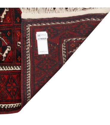 فرش دستباف قدیمی کناره طول دو متر بلوچ کد 179869