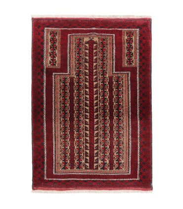 فرش دستباف قدیمی یک متری بلوچ کد 179871