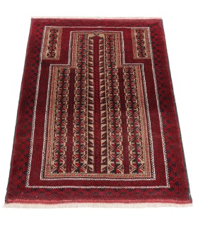 فرش دستباف قدیمی یک متری بلوچ کد 179871