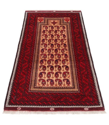 فرش دستباف قدیمی دو و نیم متری بلوچ کد 179876