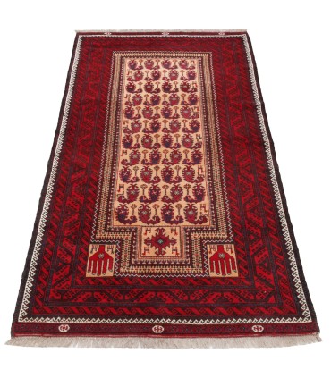 فرش دستباف قدیمی دو و نیم متری بلوچ کد 179876
