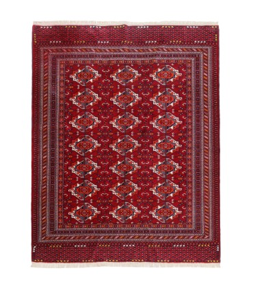 فرش دستباف قدیمی سه متری ترکمن کد 179885