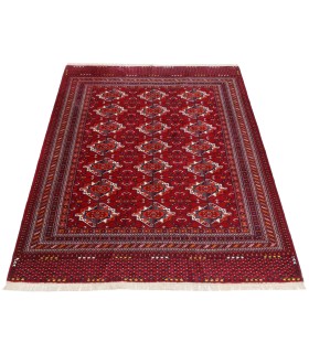 فرش دستباف قدیمی سه متری ترکمن کد 179885