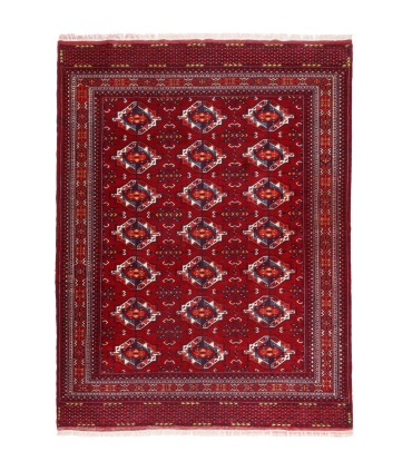فرش دستباف قدیمی سه متری ترکمن کد 179886