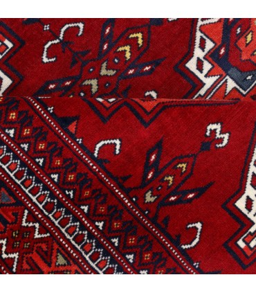 فرش دستباف قدیمی سه متری ترکمن کد 179886