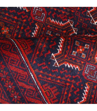 فرش دستباف قدیمی ذرع و نیم بلوچ کد 179890