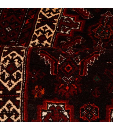 فرش دستباف قدیمی کناره طول یک و نیم متر بلوچ کد 151122