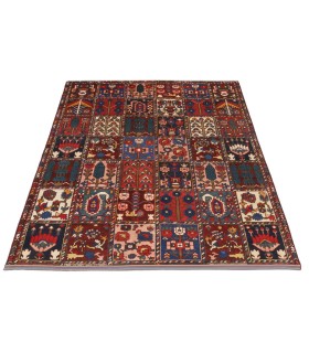 فرش دستباف قدیمی چهار متری سامان کد 709017