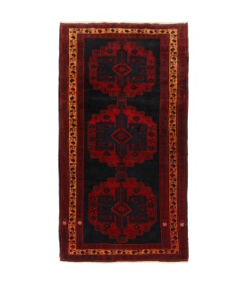 فرش دستباف قدیمی چهار و نیم متری گرمسار کد 709024