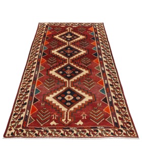 فرش دستباف قدیمی چهار و نیم متری شیراز کد 709025
