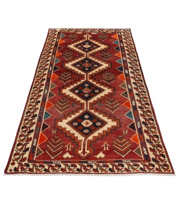 فرش دستباف قدیمی چهار و نیم متری شیراز کد 709025