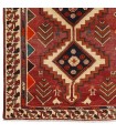 فرش دستباف قدیمی چهار و نیم متری شیراز کد 709025