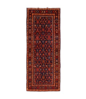 فرش دستباف قدیمی کناره طول سه متر آذربایجان کد 709026
