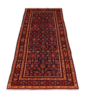 فرش دستباف قدیمی کناره طول سه متر آذربایجان کد 709026