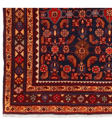 فرش دستباف قدیمی کناره طول سه متر آذربایجان کد 709026