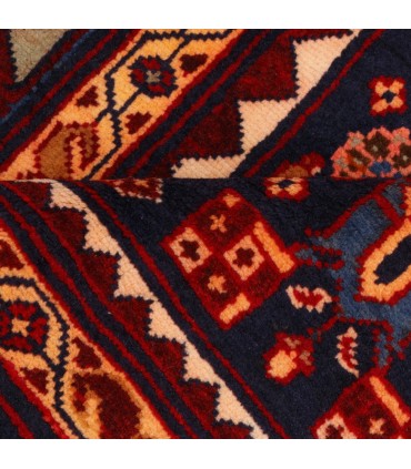 فرش دستباف قدیمی کناره طول سه متر آذربایجان کد 709026