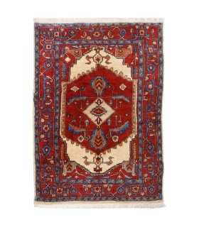 فرش دستباف قدیمی سه و نیم متری هریس کد 709029