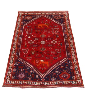 فرش دستباف قدیمی دو متری شیراز کد 709030
