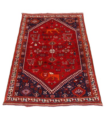 فرش دستباف قدیمی دو متری شیراز کد 709030