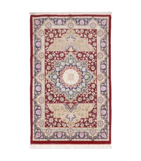 فرش دستباف قدیمی ذرع و نیم اصفهان کد 709036