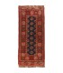 فرش دستباف قدیمی کناره طول یک متر ترکمن کد 709038